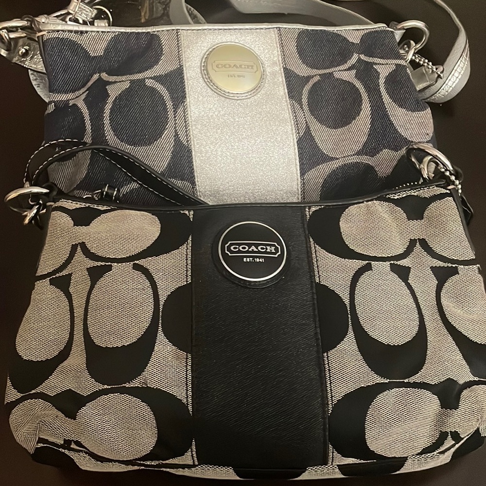 Used Coached TWO Small Purse